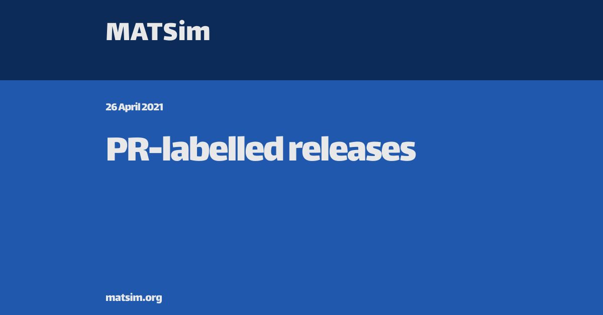 Matsim Logo PR-labelled releases