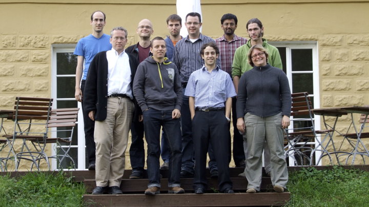 Some core developers at the developer meeting 2011